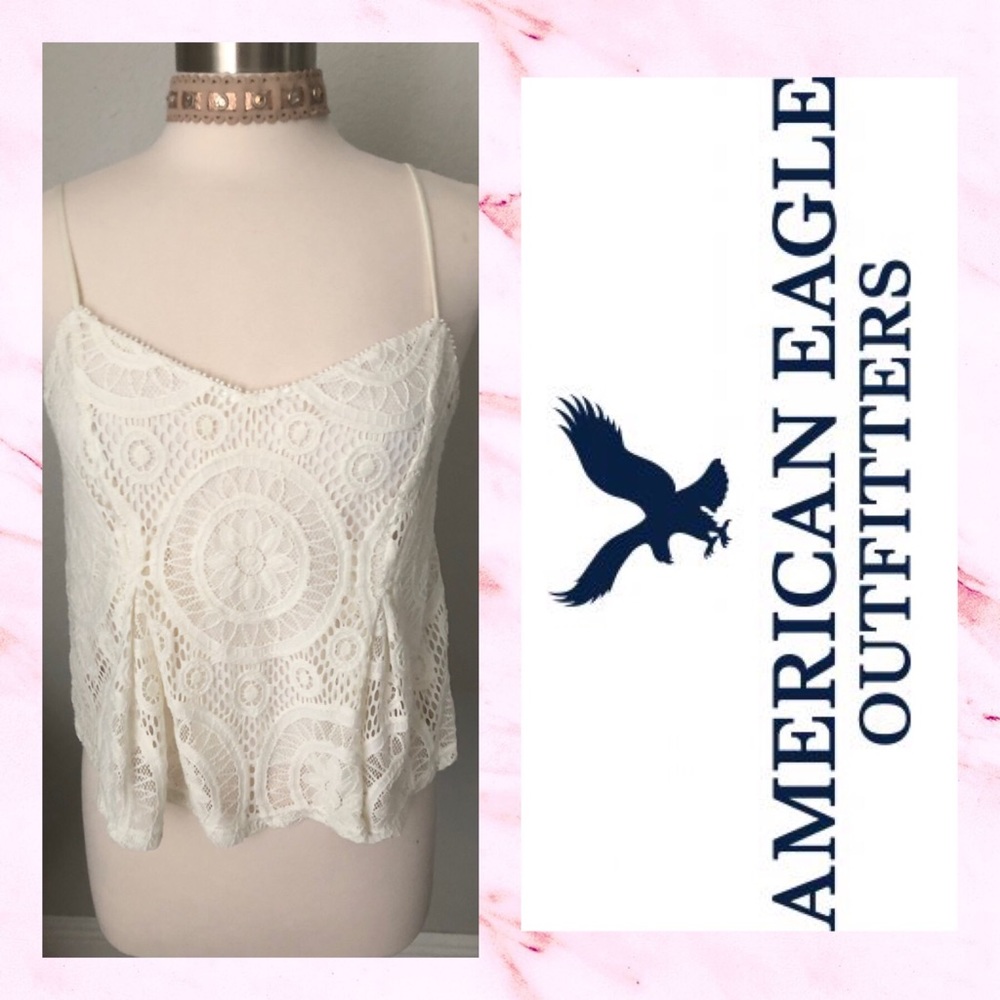 🎀CLEARANCE 🎀🌸💖American Eagle Lace Tank🌸💖